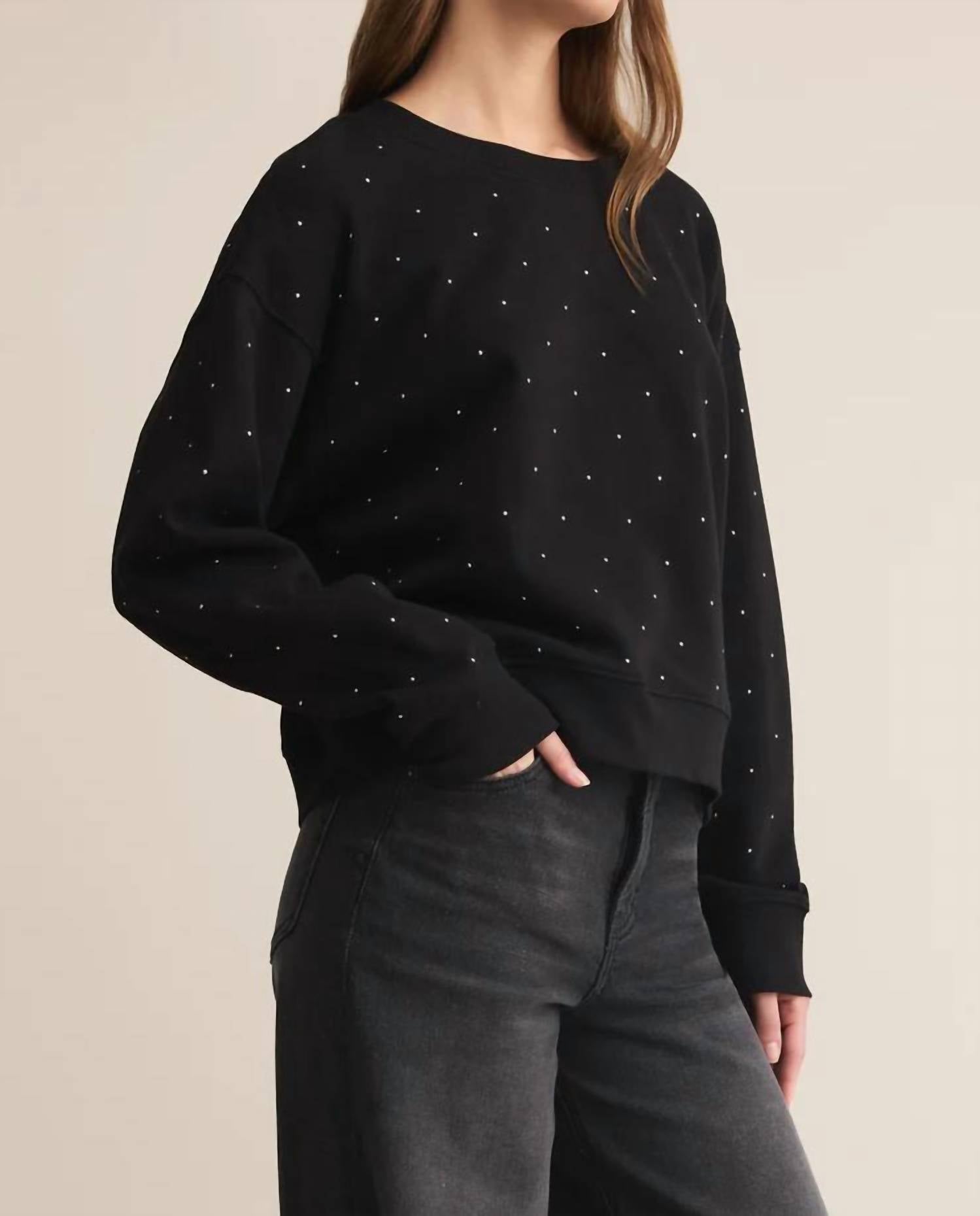 Z Supply - Sparkle Embellished Sweatshirt