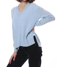 Minnie Rose - Cashmere Long And Lean V-neck Sweater