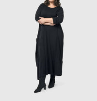 ALEMBIKA Midnight Maxi Dress in black - women's dress - view 8
