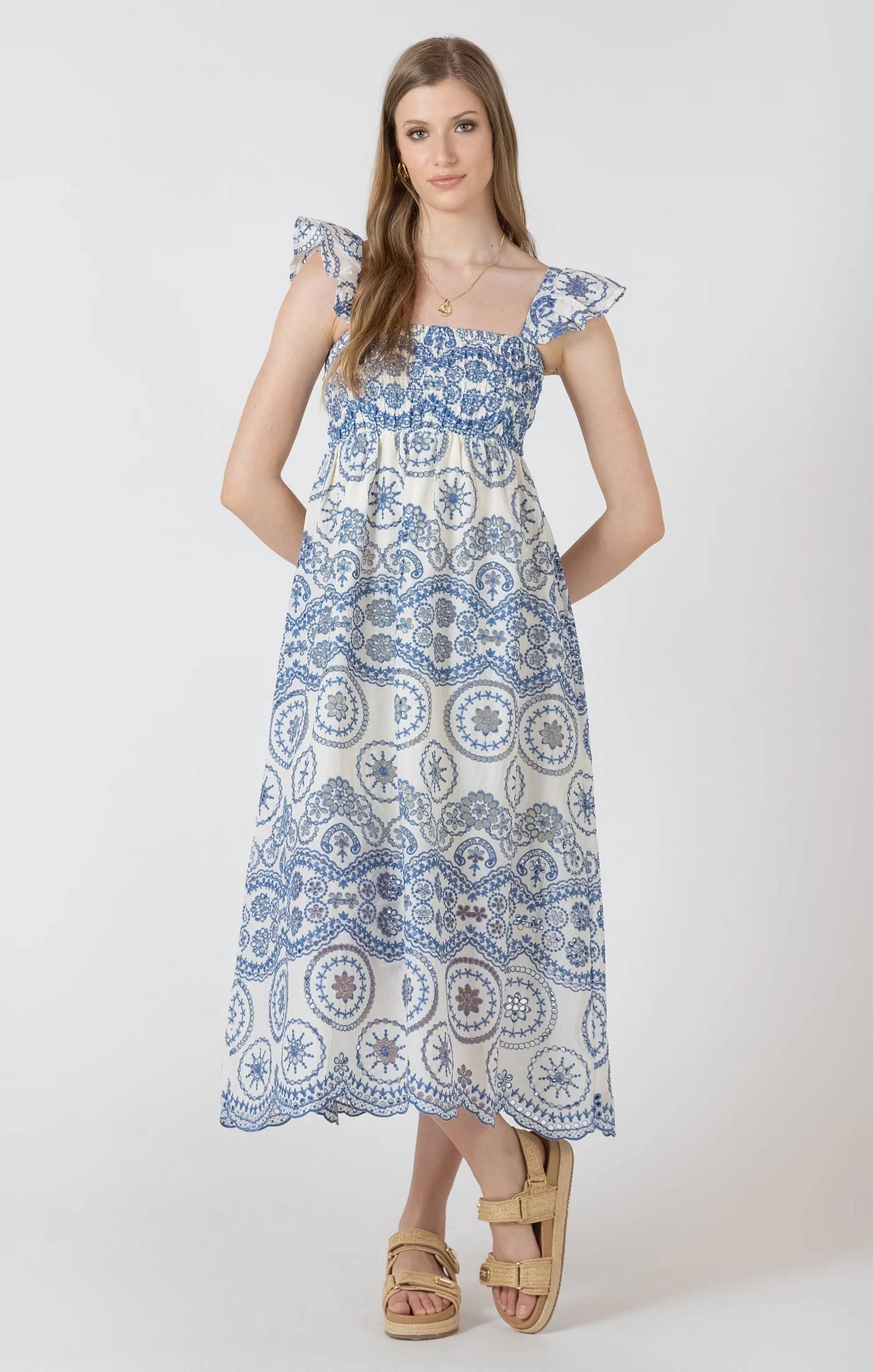 Dex - Sweet Days Embroidered Dress