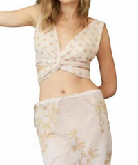 Diza Gabo - Waist-knotted Top