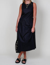 En Saison - Poplin Drop Waist Midi Dress