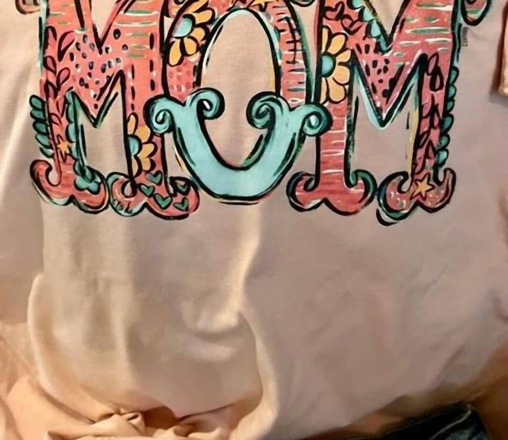 Anagails - Women's Mom Floral T-shirt