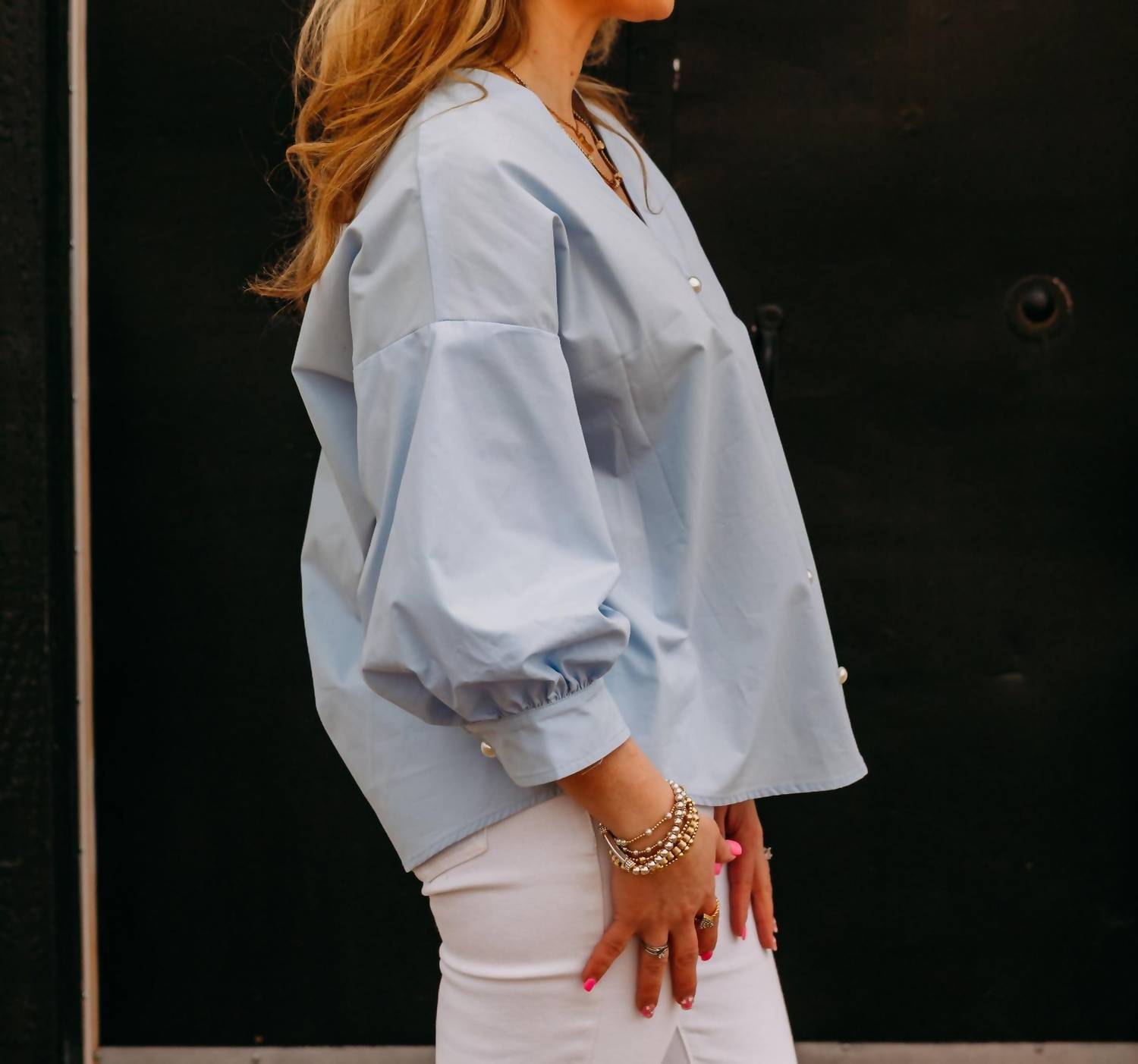 Karen Kane - Puff Sleeve Top