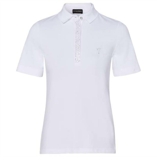 WOMEN'S THE MELANIA SHORT SLEEVE POLO