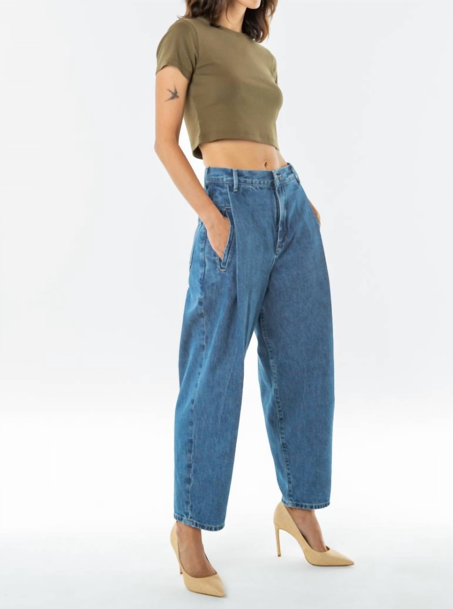 Etica - Rose Relaxed Pleat Pant