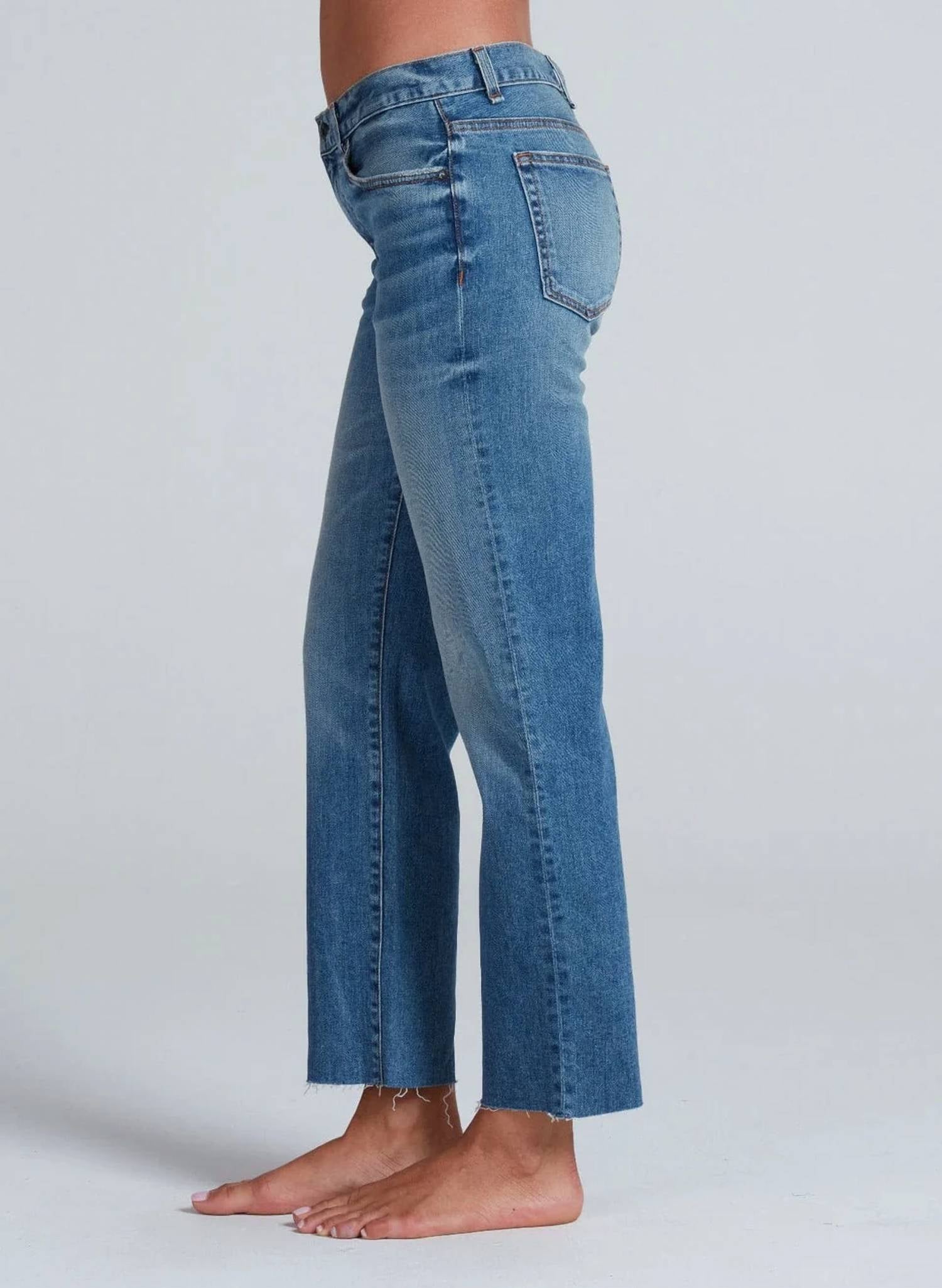 Askk Ny - Cat Mid-rise Straight Leg Jean