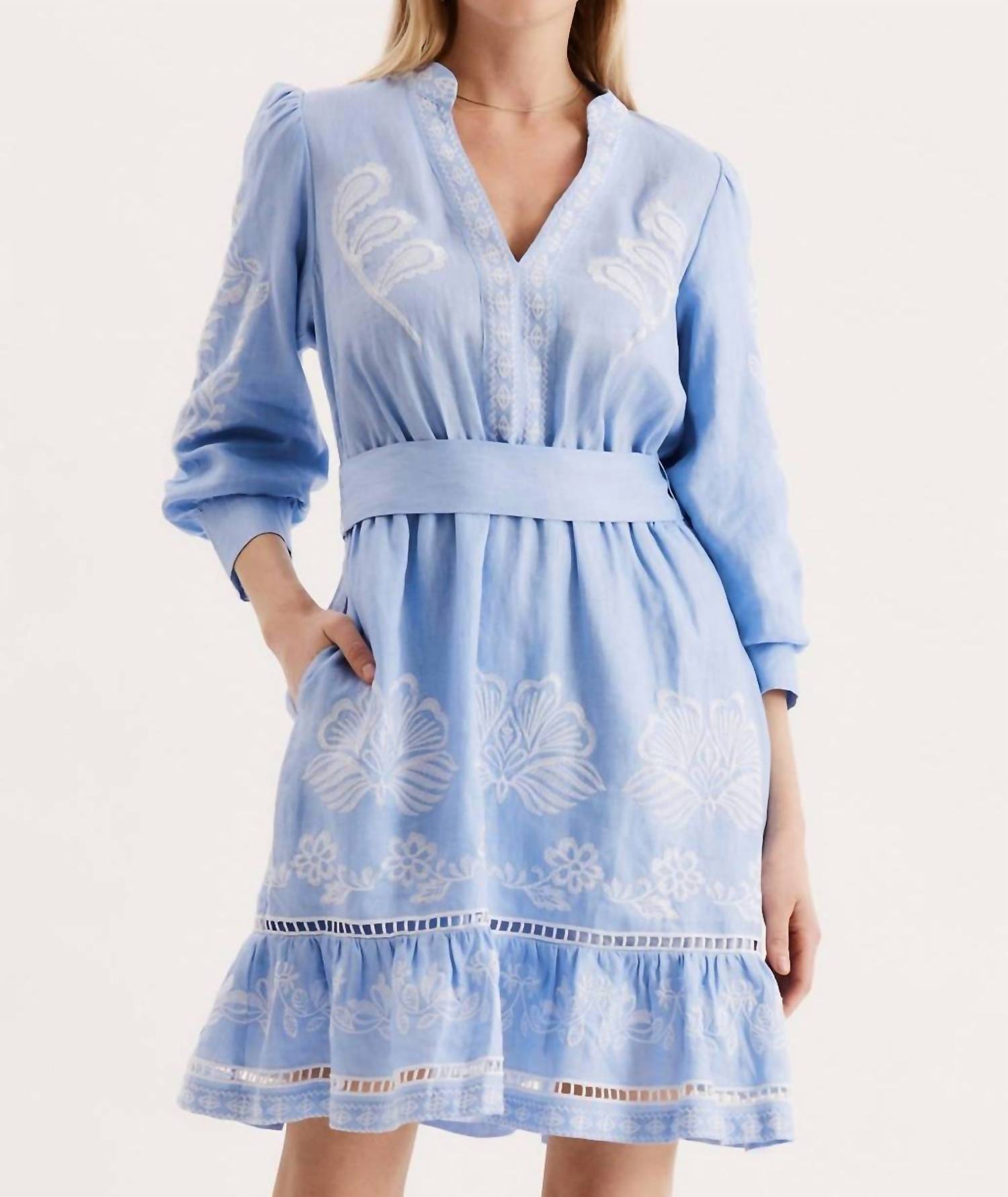 Tyler Boe - Nora Embroidered Mini Dress
