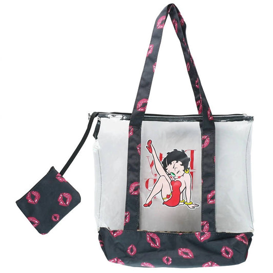 Betty Boop - Women's Clear Shopping Bag