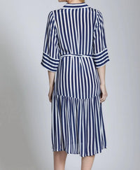 Apny - Women's Half Placket Dress