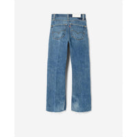 Re/Done - High Rise Wide Leg Crop Jeans