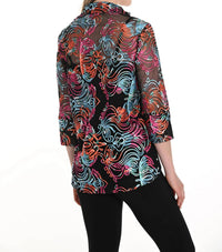Frank Lyman - Abstract Lightweight Mesh Jacket