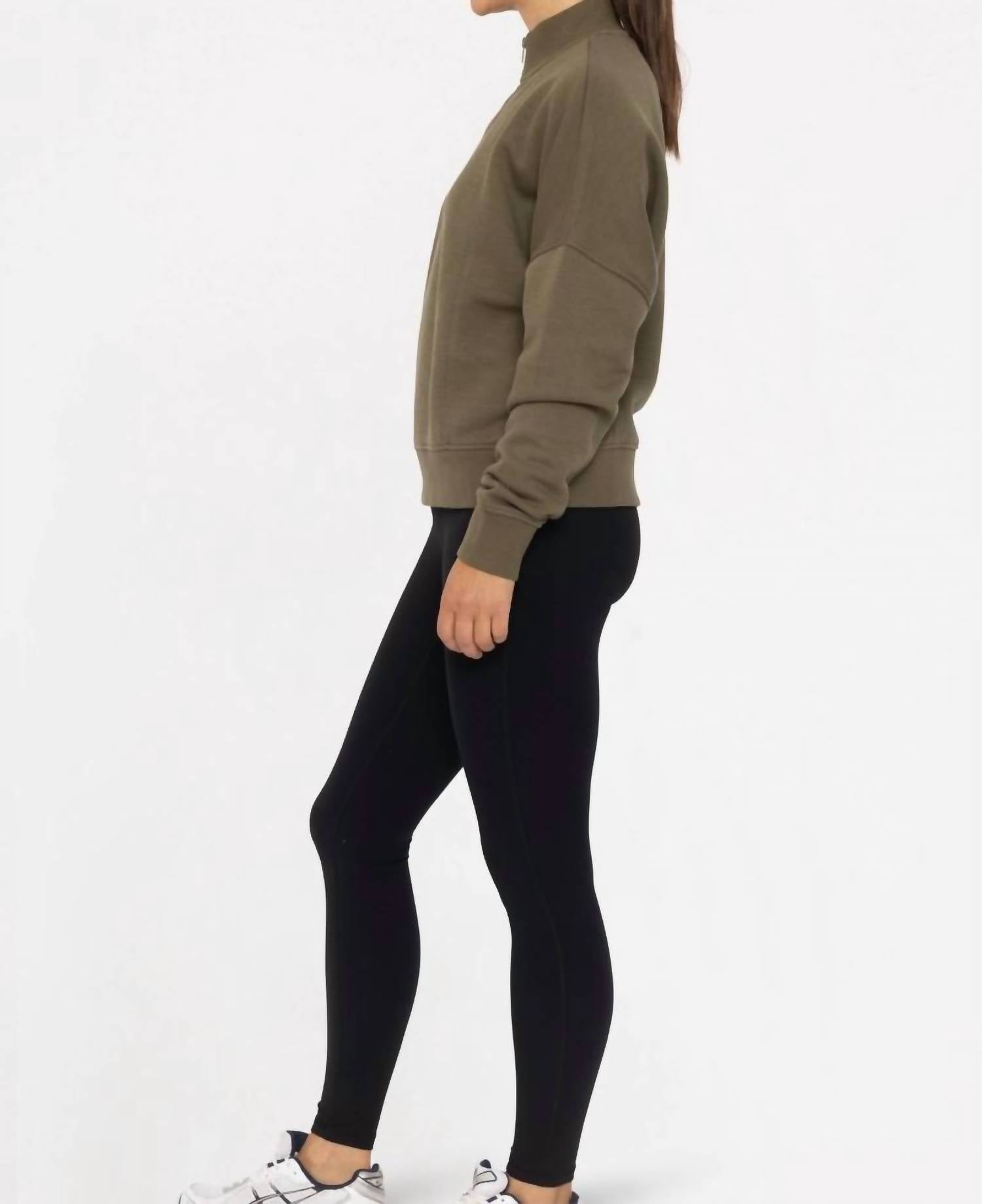Mono B - Seam Quarter Zip Pullover
