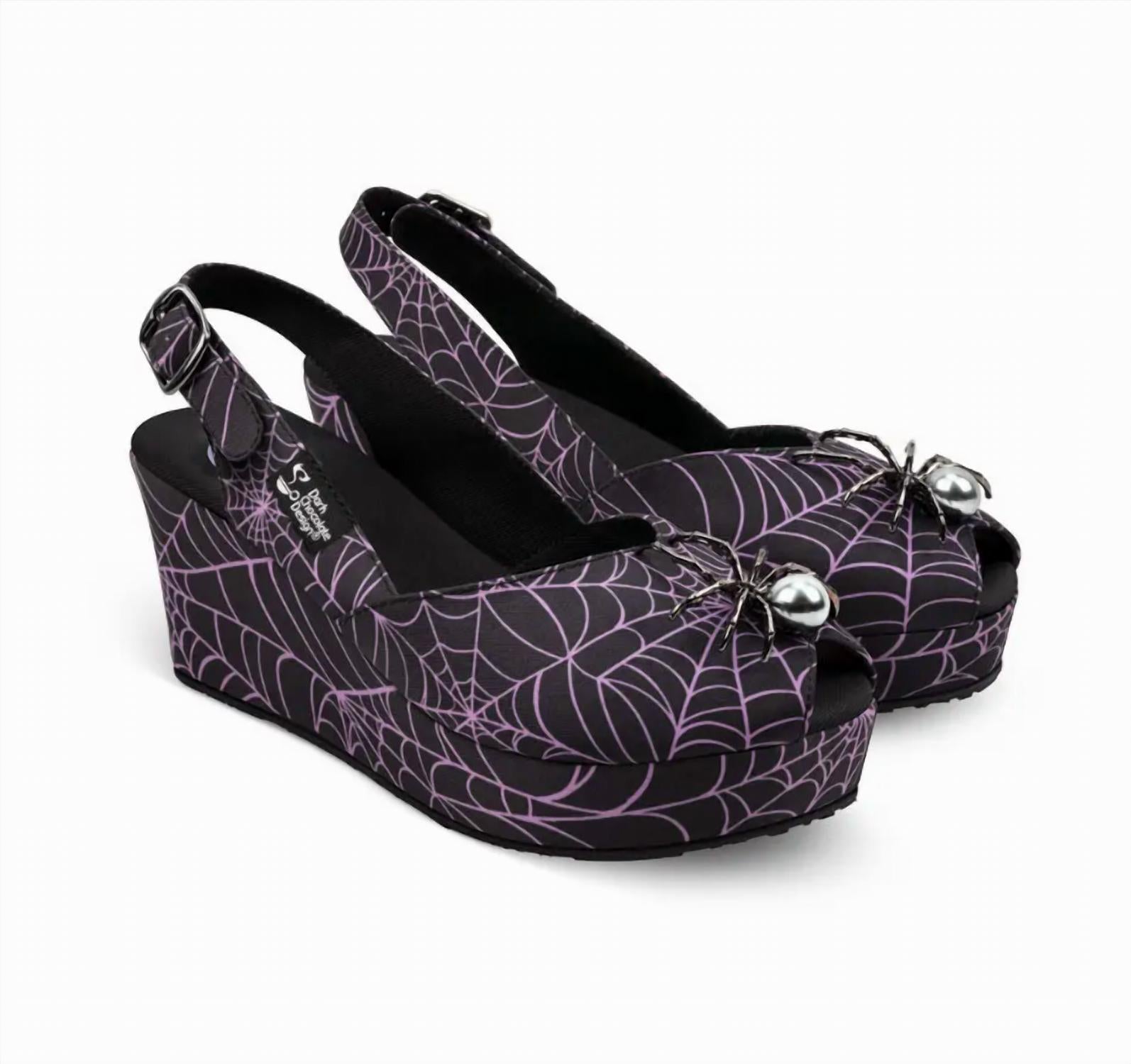 Hot Chocolate Design Women's Chocolaticas Widow Sandals in black - women's sandal