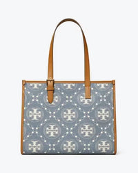 Tory Burch - Women's Monogram Denim Small Tote Bag
