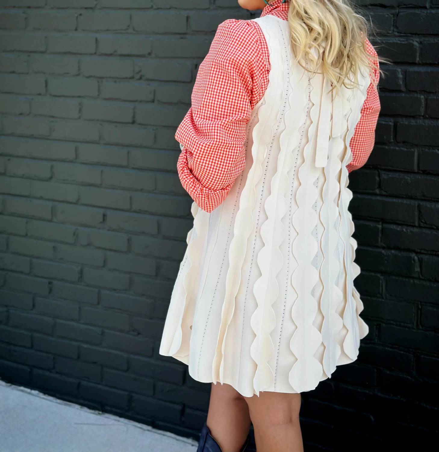 English Factory - Raider Ruffle Dress