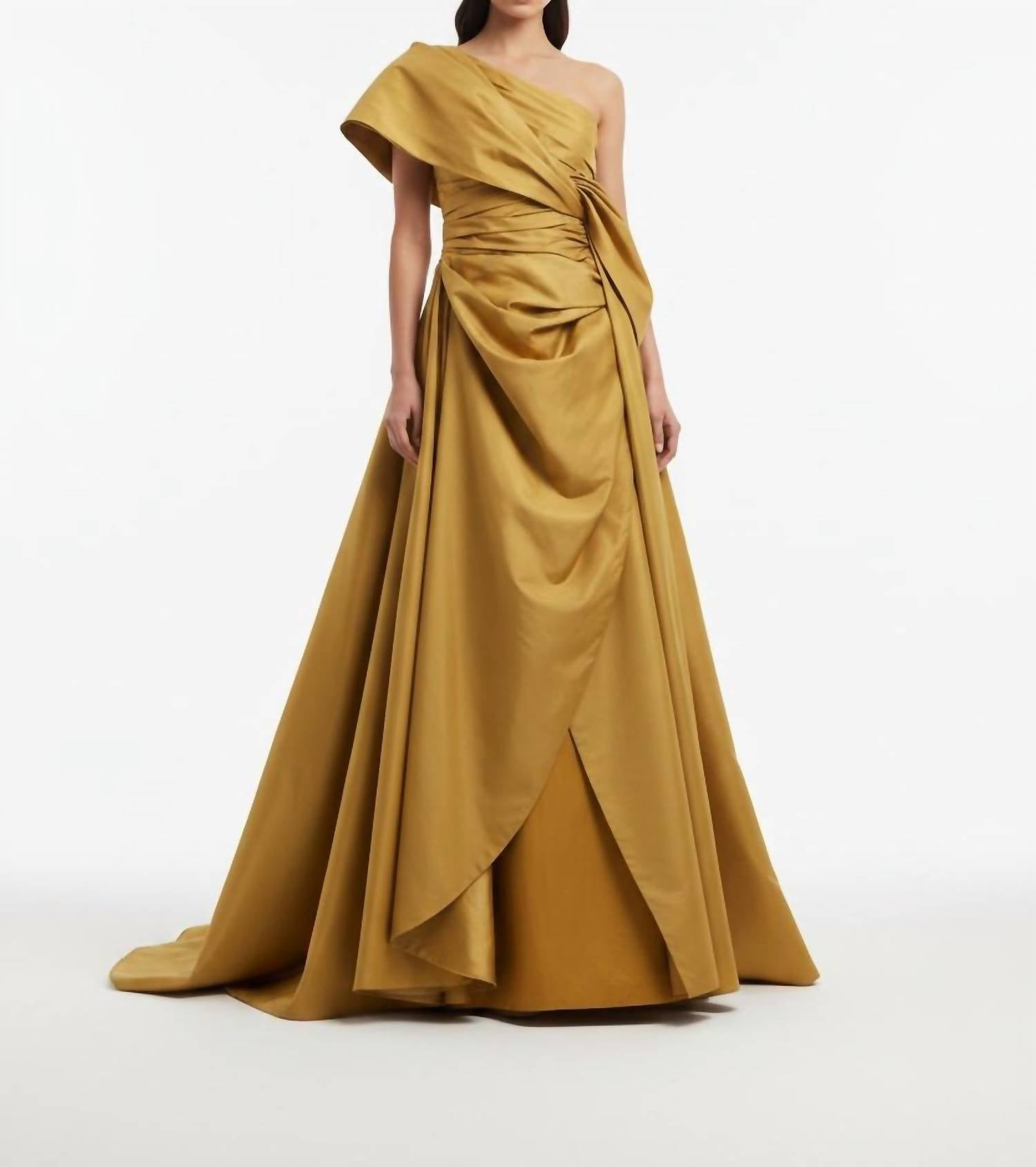 Isabel Sanchis - One-shoulder Evening Gown