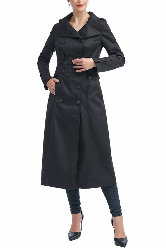 Kimi + Kai - Elana Waterproof Long Trench Coat