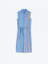 Vilagallo Mariya Dress in azul seersucker - women's dress - view 4