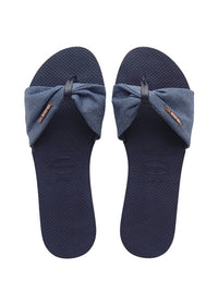 havaianas Women's You St. Tropez Shine Flip Flop Sandal in navy blue - women's sandal - view 6