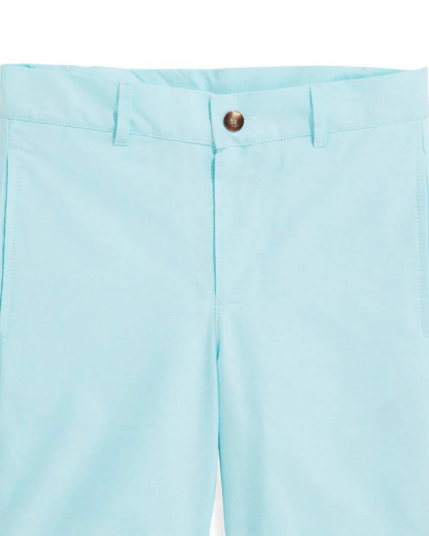 bella bliss Kid's Oxford Wilson Short in blue - kids' shorts - detail view