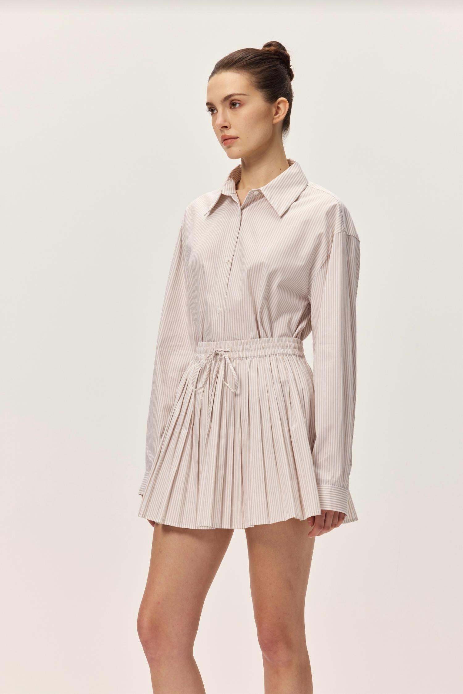 Elodie - Danika Striped Mini Skirt