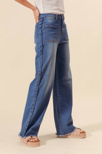 So Me - Women's Mid Rise Straight Leg Denim