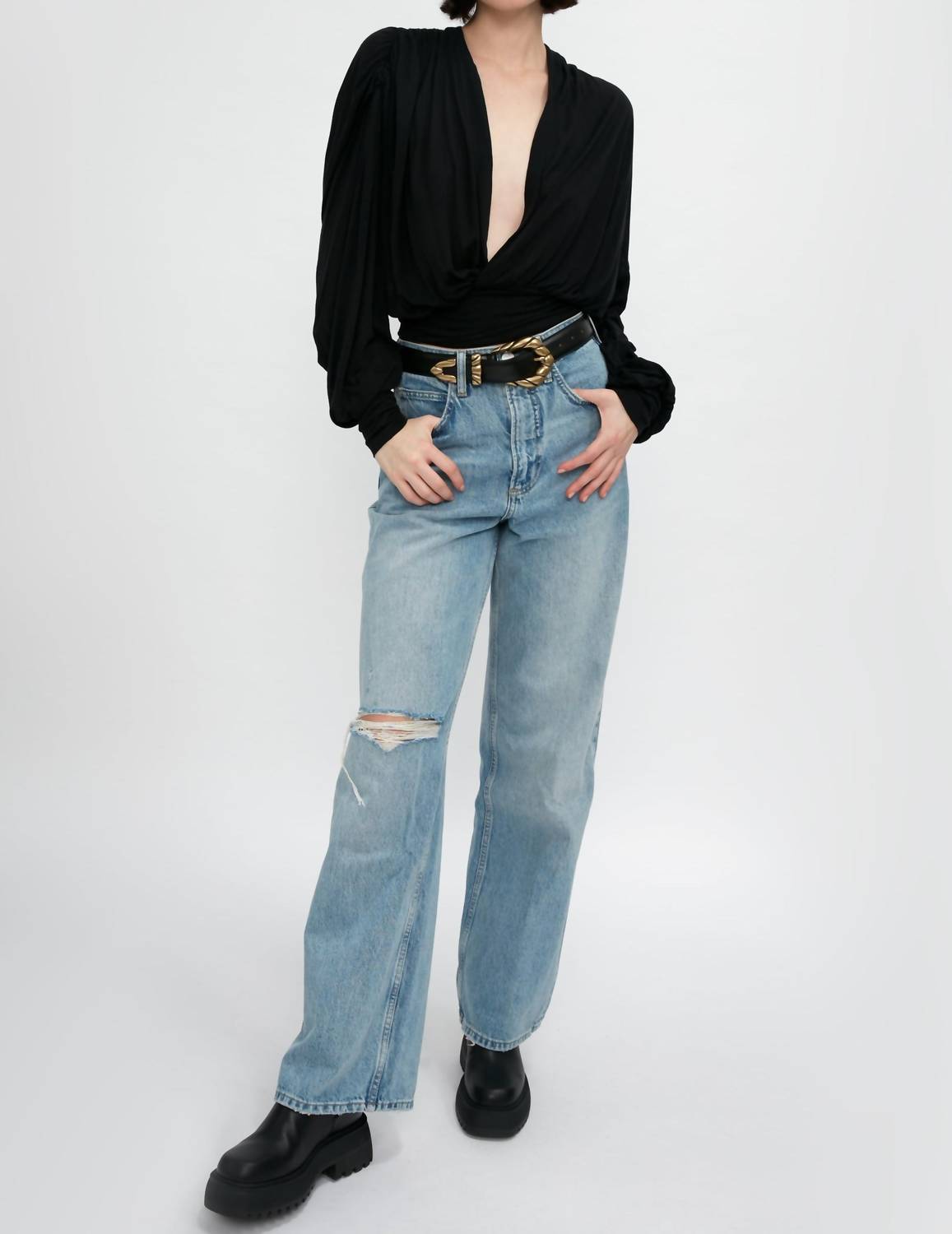 Frame - Le High N Tight Wide Leg Jean