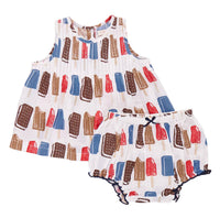 Pink Chicken - Kid's Popsicles Baby Girls Jaipur Set
