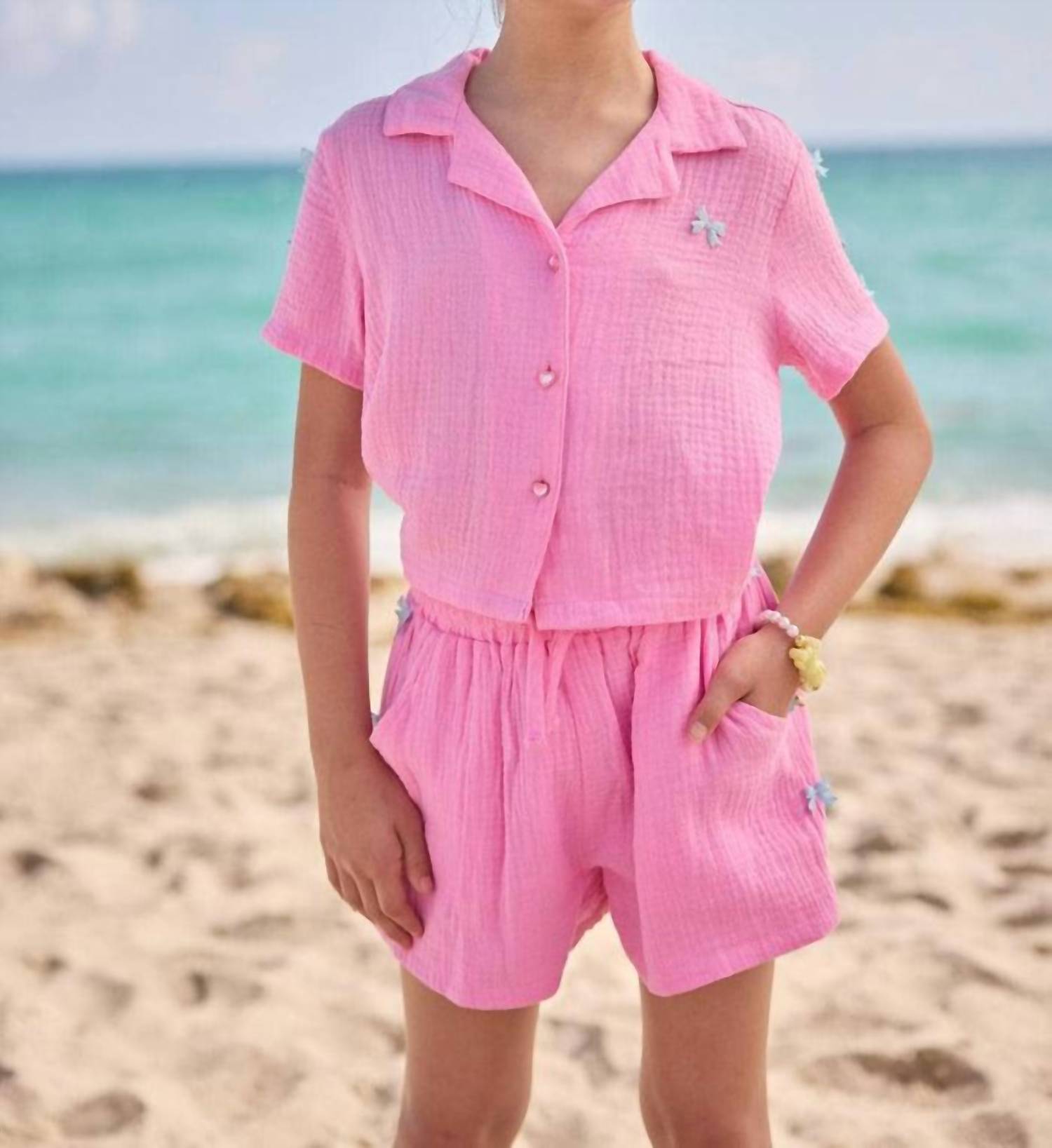 Lola + The Boys - Bows Summer Short Set