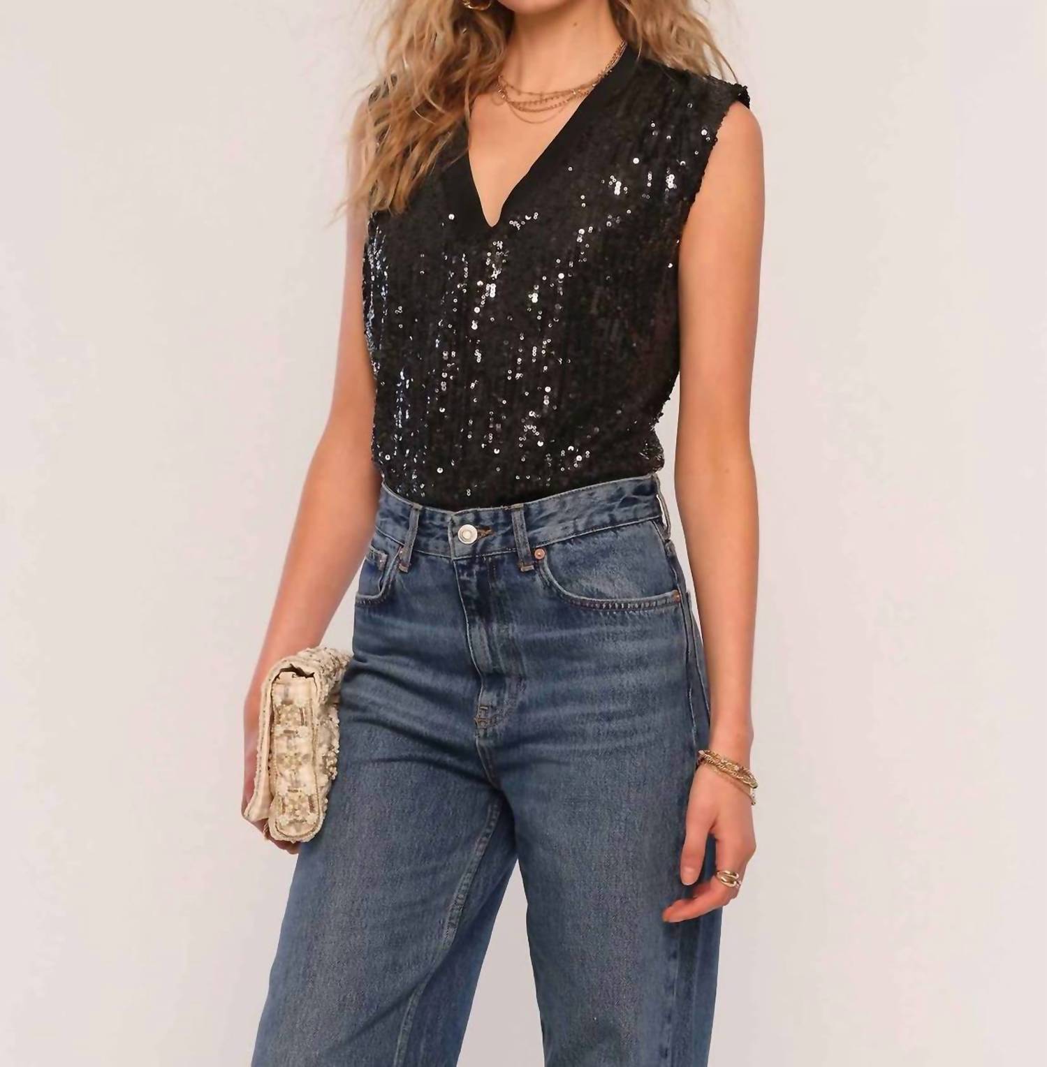Heartloom - Farrah Soft Sequin Bodysuit