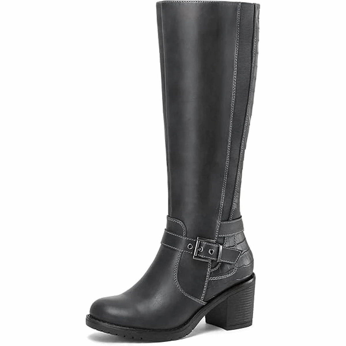 Mysoft - Women's Knee High Side Zip Boots