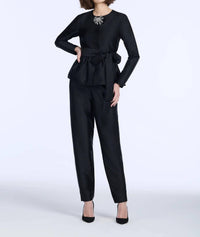 Emily Shalant - Taffeta Slim Leg Pants