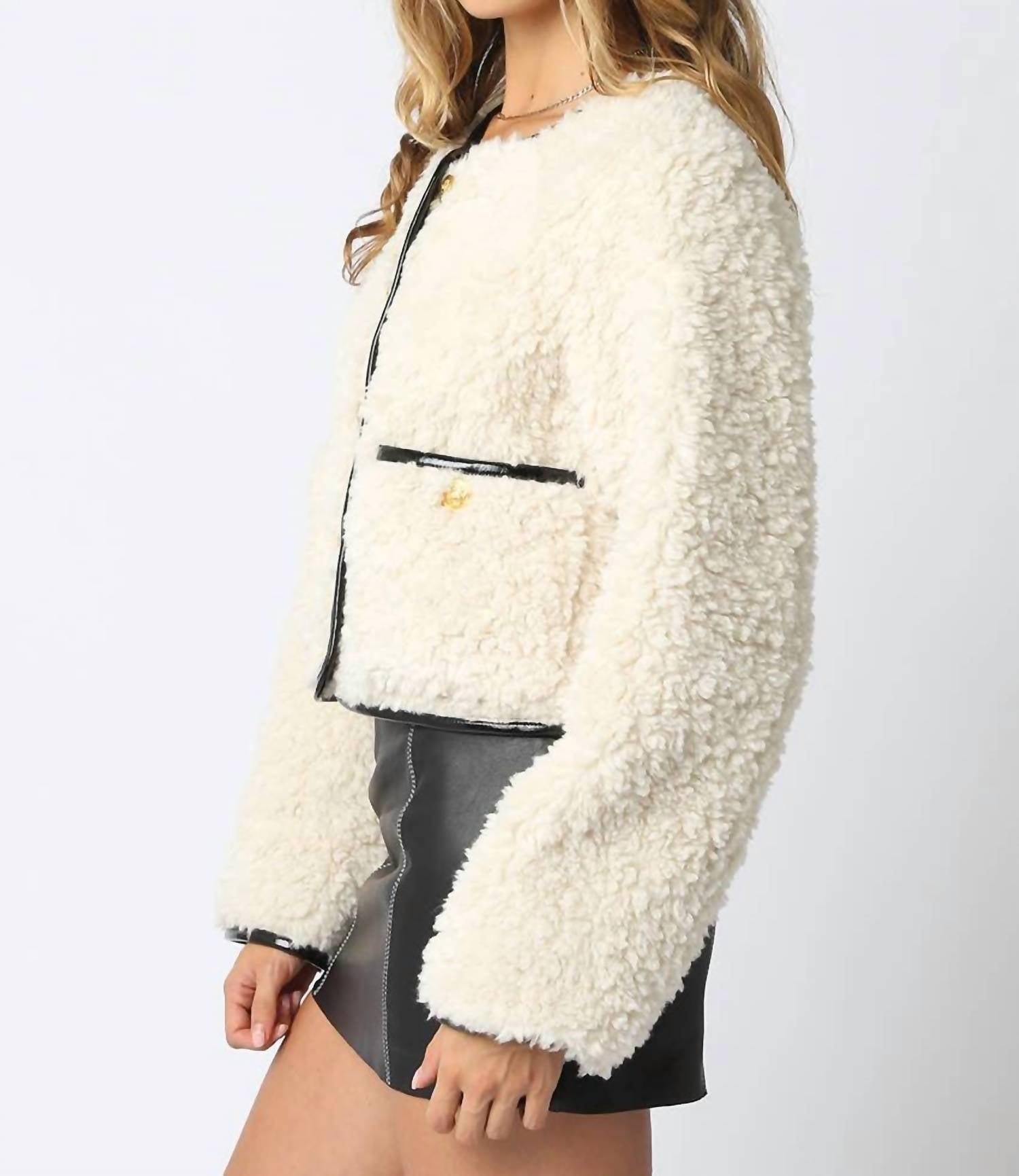 Olivaceous - Alia Shearling Jacket