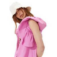 Lanhtropy - Santorini Ruffled Linen Dress