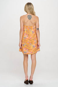 Meet Me In Santorini - Golden Shoreline Cami Dress
