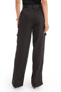 The Noli Shop - Milan Satin Cargo Pants