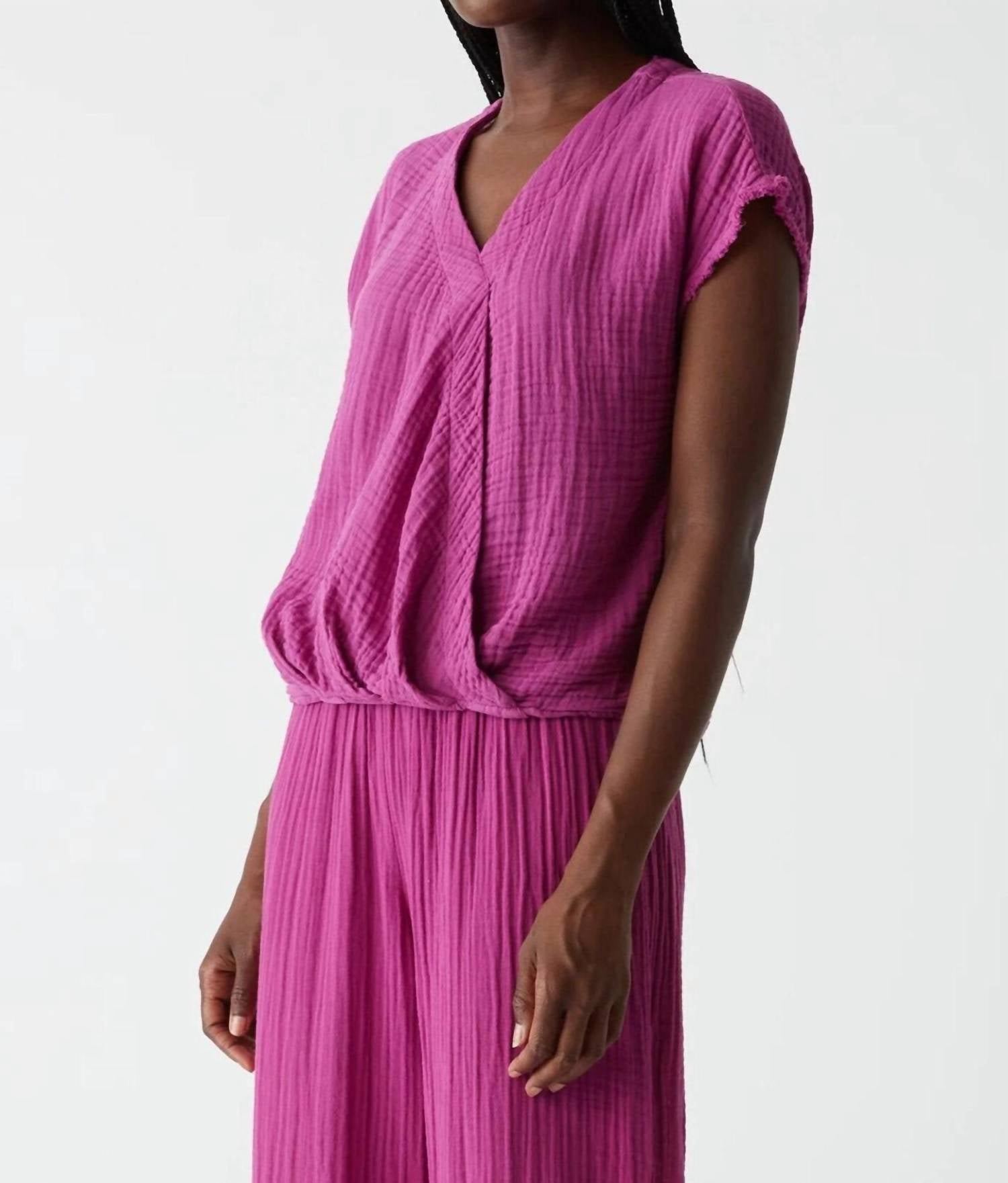Michael Stars - Evie Gauze Surplice Top