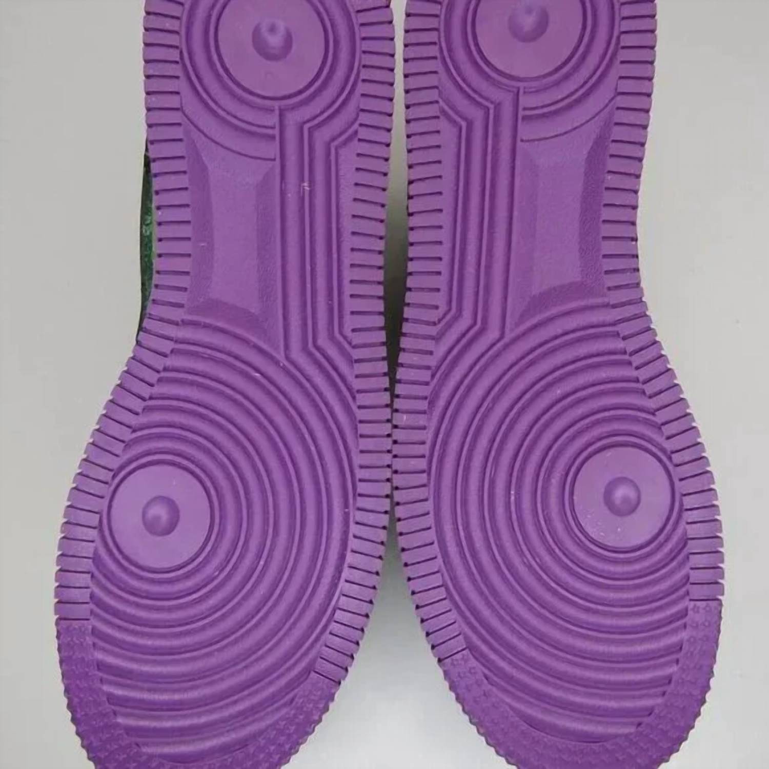 LoveKills Men's Purgers Fashion Skate Suede Sneakers in green purple - men's sneaker - view 6