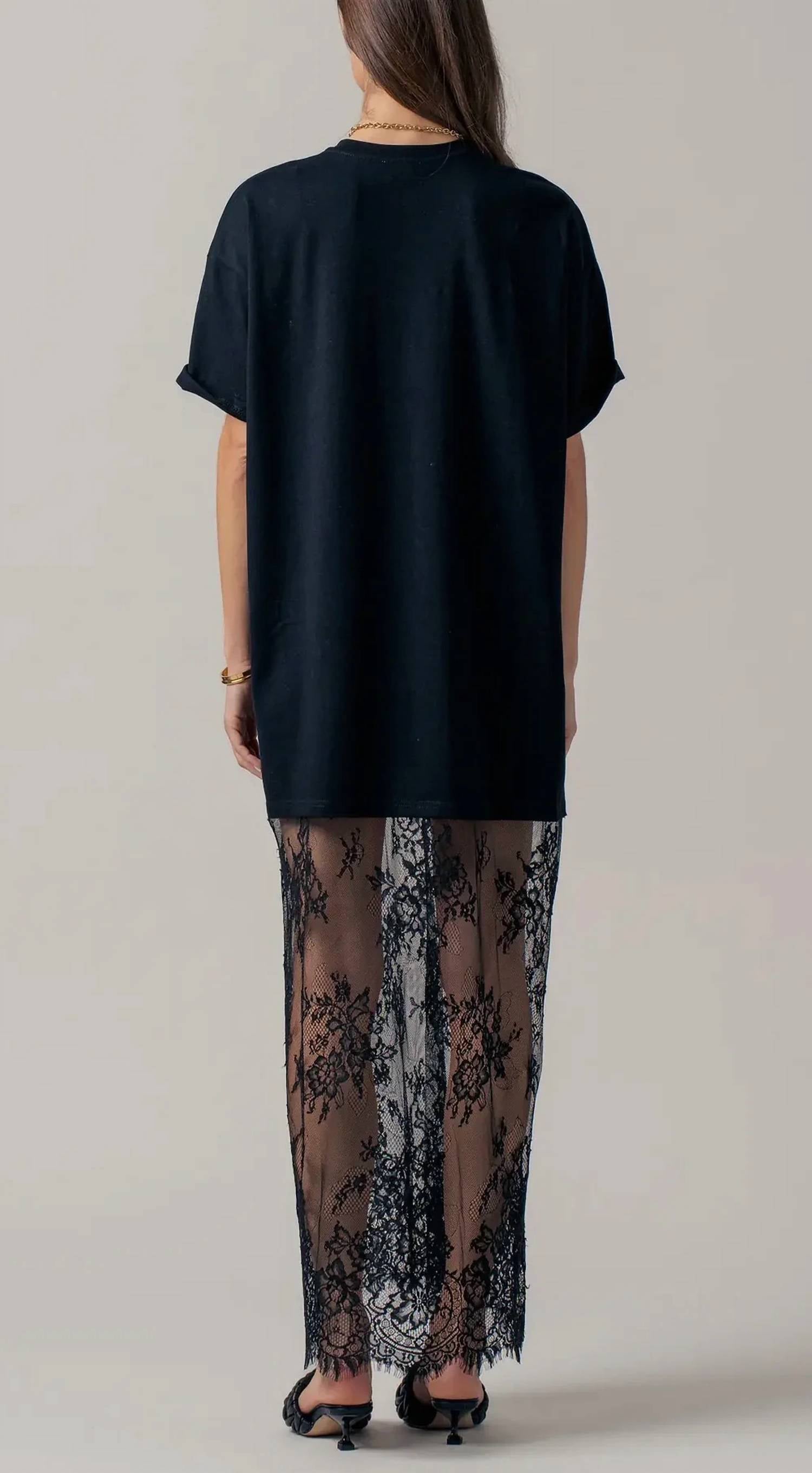 Sunday - Jessie Lace T-shirt Dress