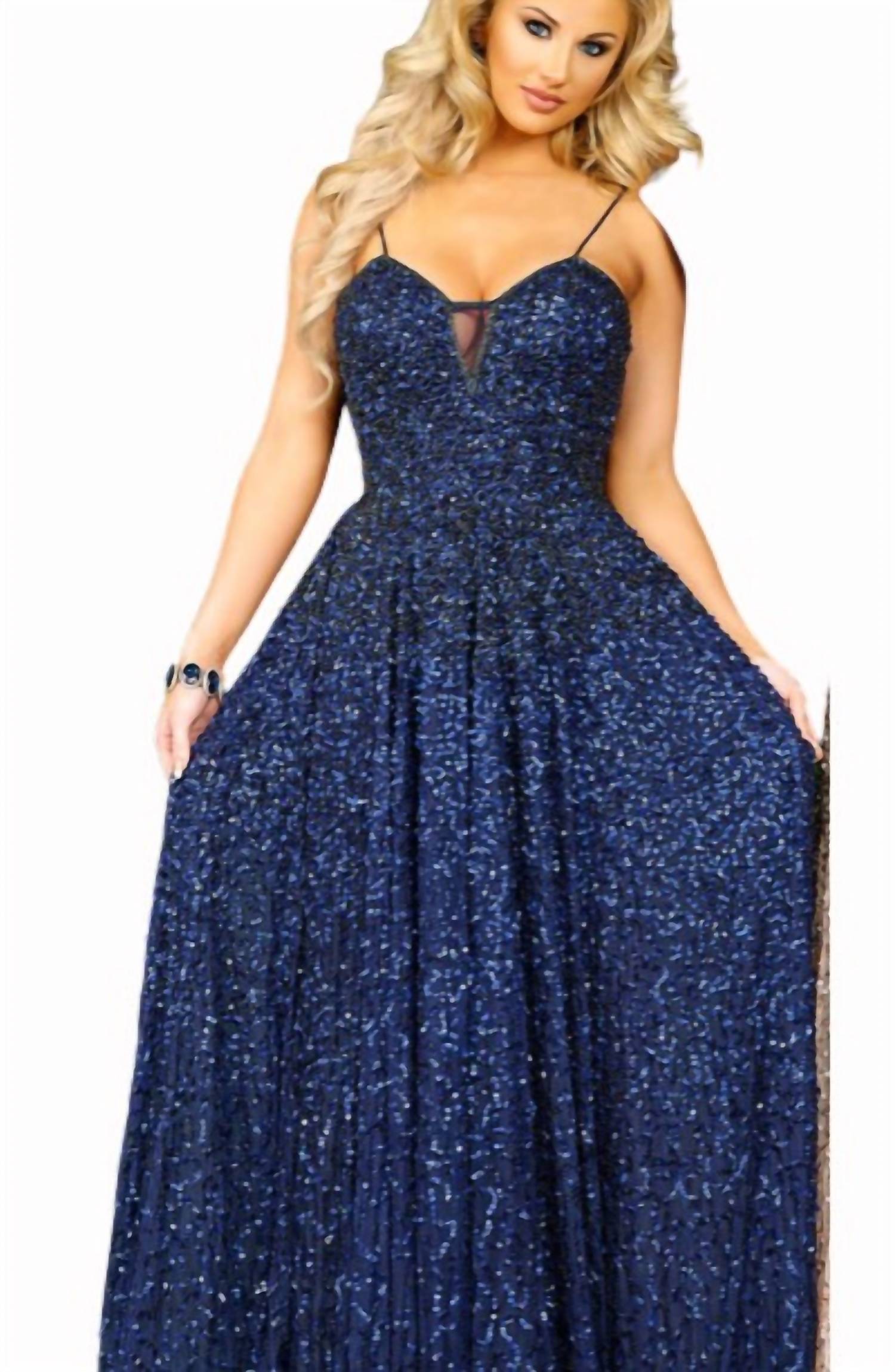 Karishma Creations - Beaded Tulle Prom Dress