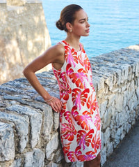 Esqualo - Wonders Printed Sleeveless Mini Dress