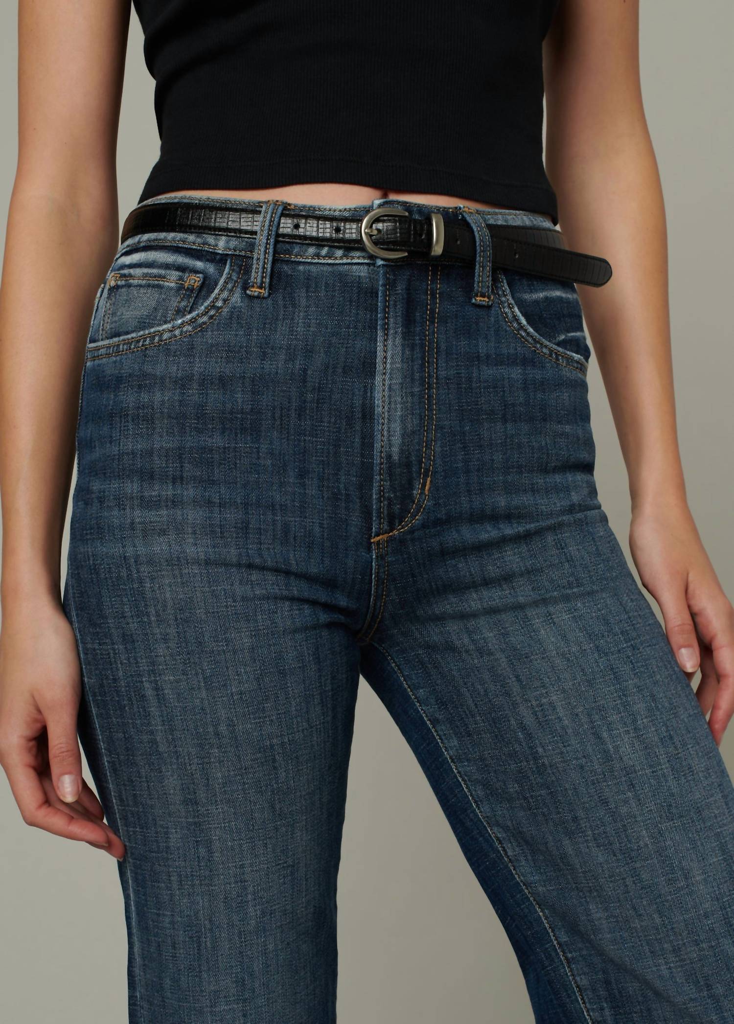 Joe'S Jeans - Blake High Rise Wide Leg Crop Jeans