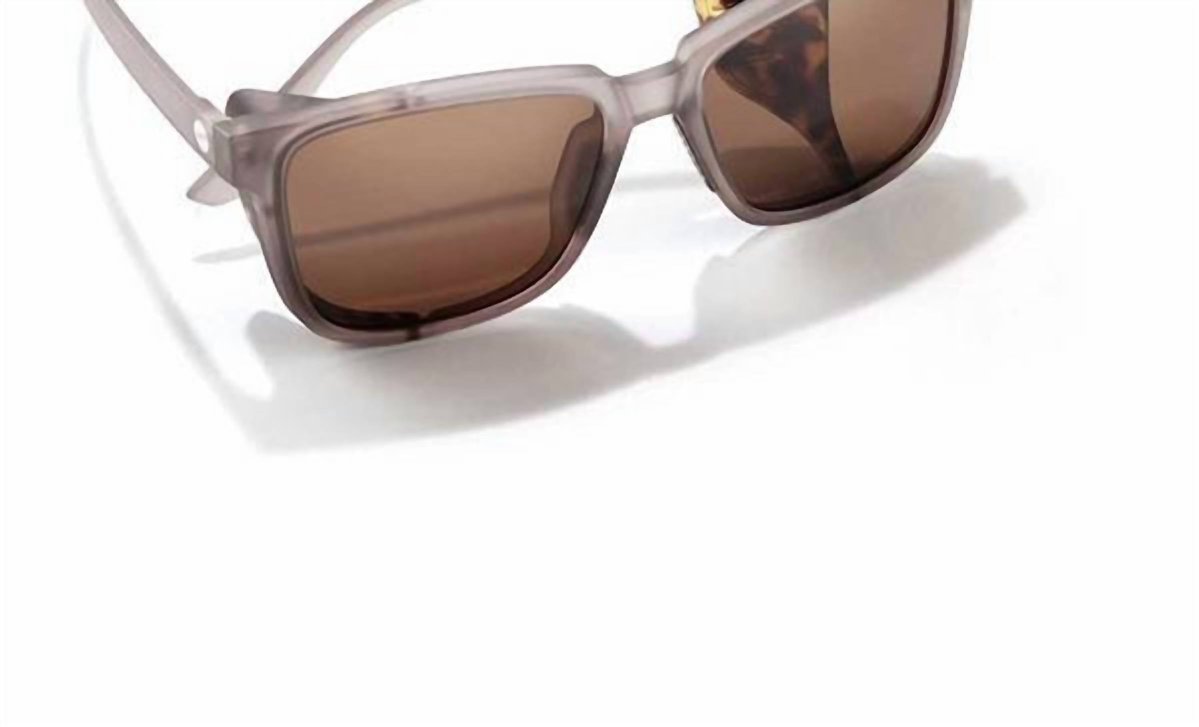 Sunski Women's Couloir Square Sunglasses in mist amber - women's accessory - alternate view