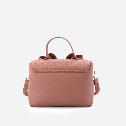 Like Dreams - Women's Crossi Bow Embossed Small Crossbody Bag