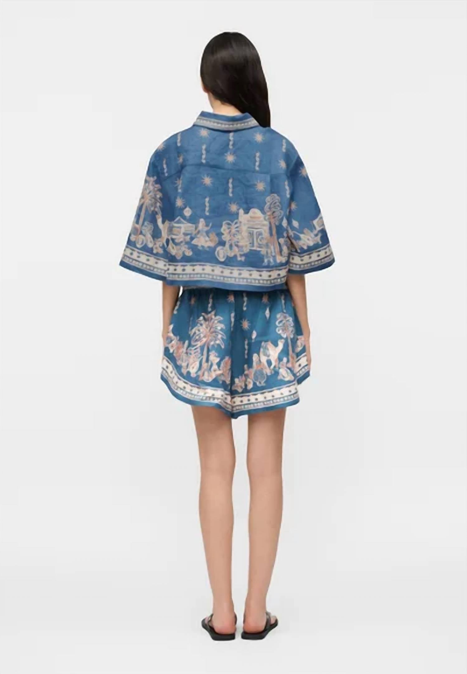 Alemais - Acacia Cropped Shirt