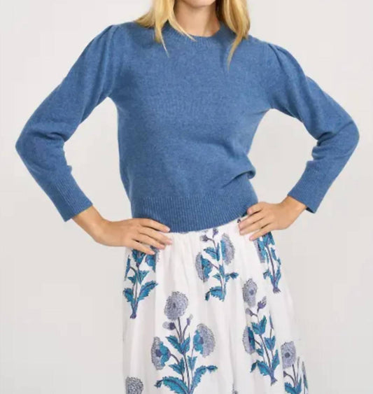 Marea - Puff Sleeve Crewneck Sweater