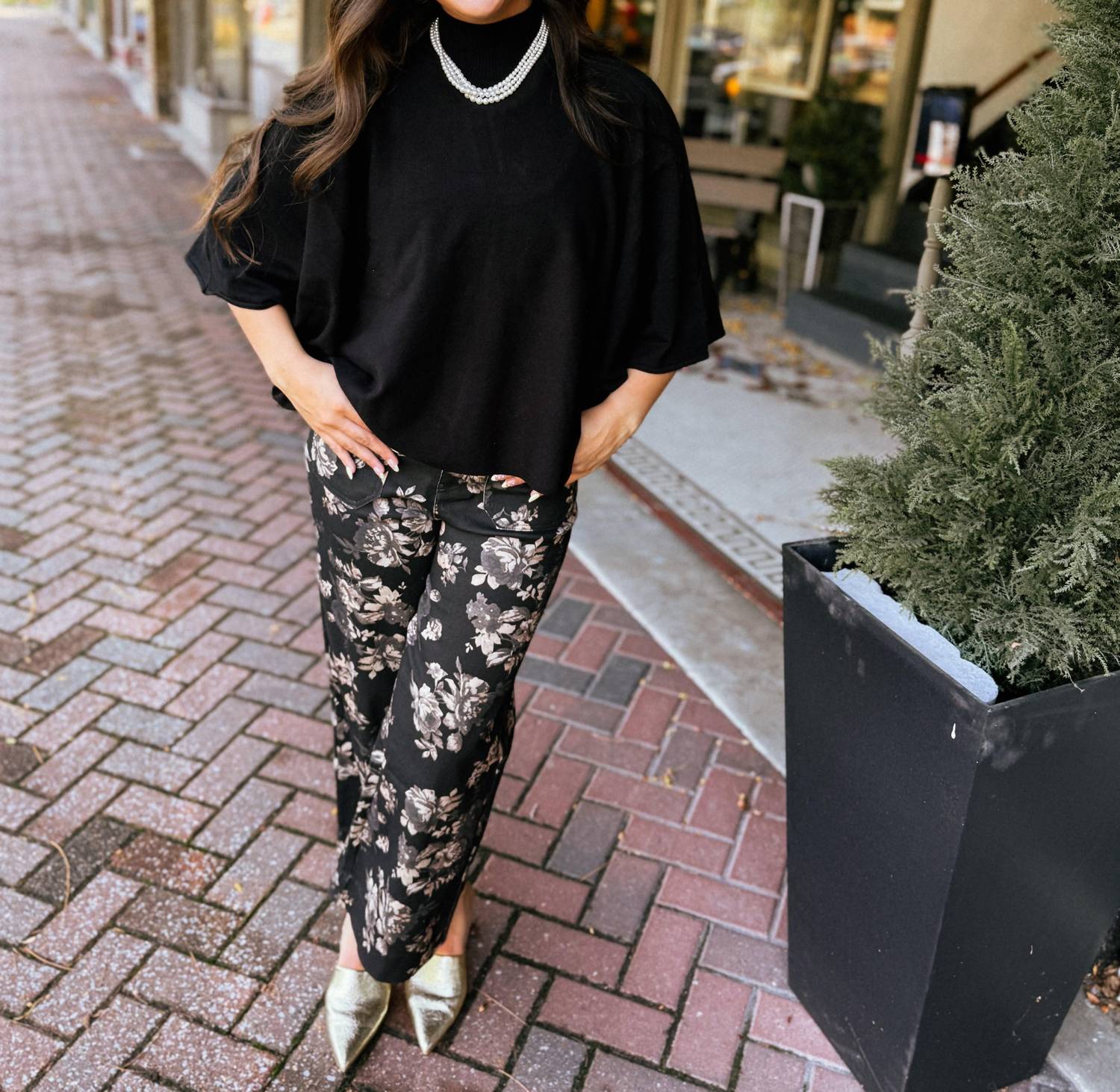 Entro - Draped Knit Top