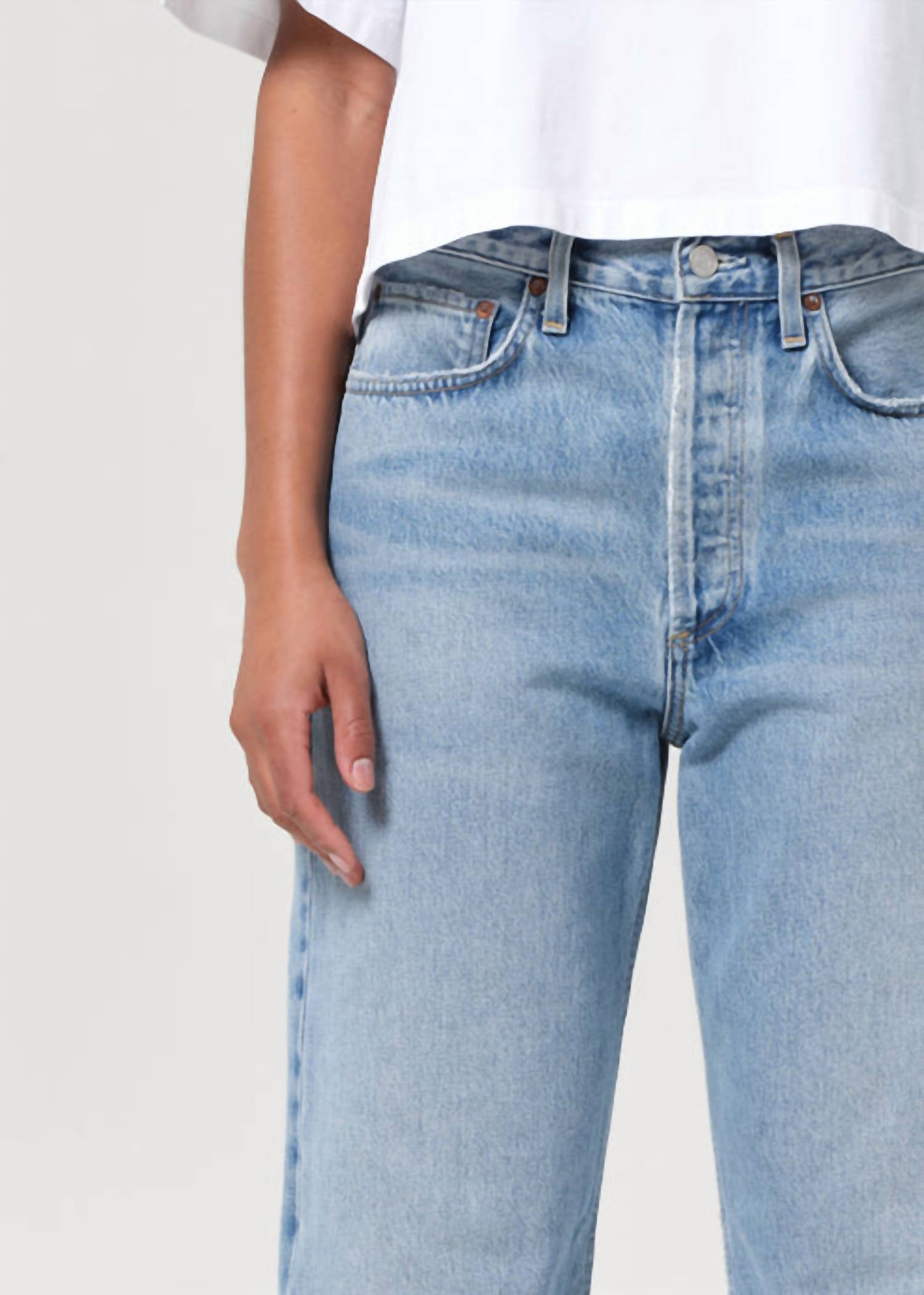 Agolde - Kelly High Rise Straight Leg Jeans