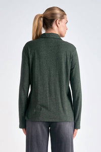 Elan - Long Sleeve Button-up Tee
